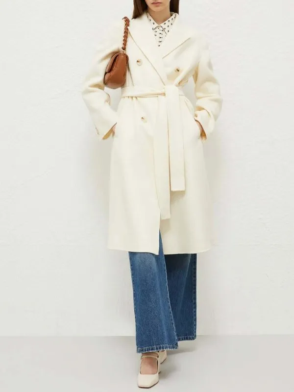 Marella Double-breasted unlined Zambia coat