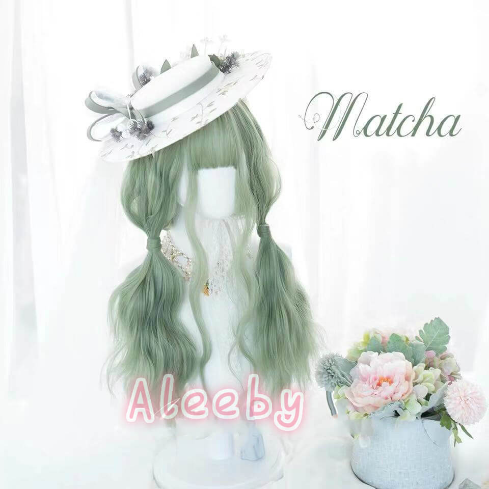 ''MATCHA'' GREEN LOLITA BESTIE LONG STRAIGHT WIG BY31139