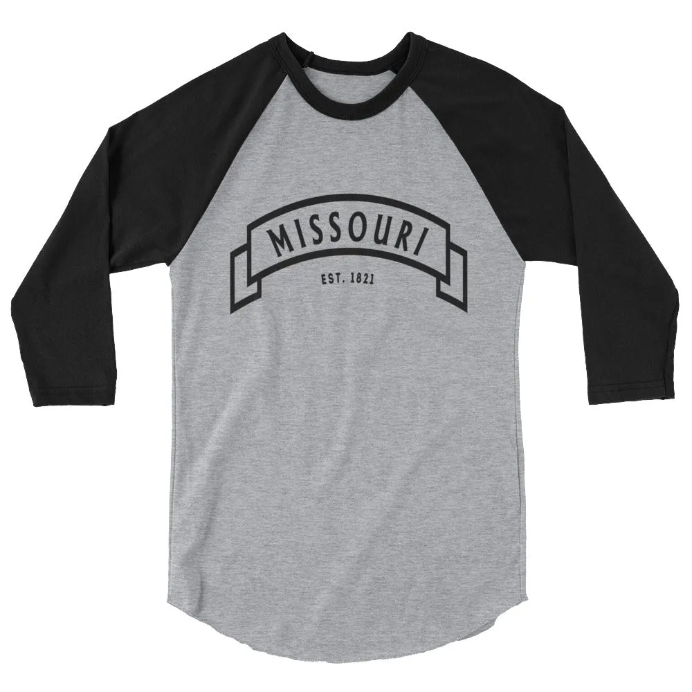 Missouri - 3/4 Sleeve Raglan Shirt - Established