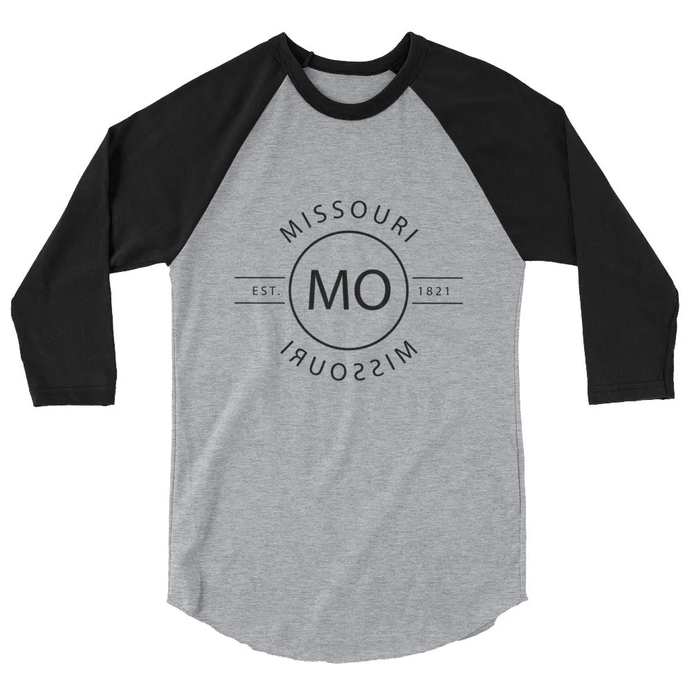 Missouri - 3/4 Sleeve Raglan Shirt - Reflections