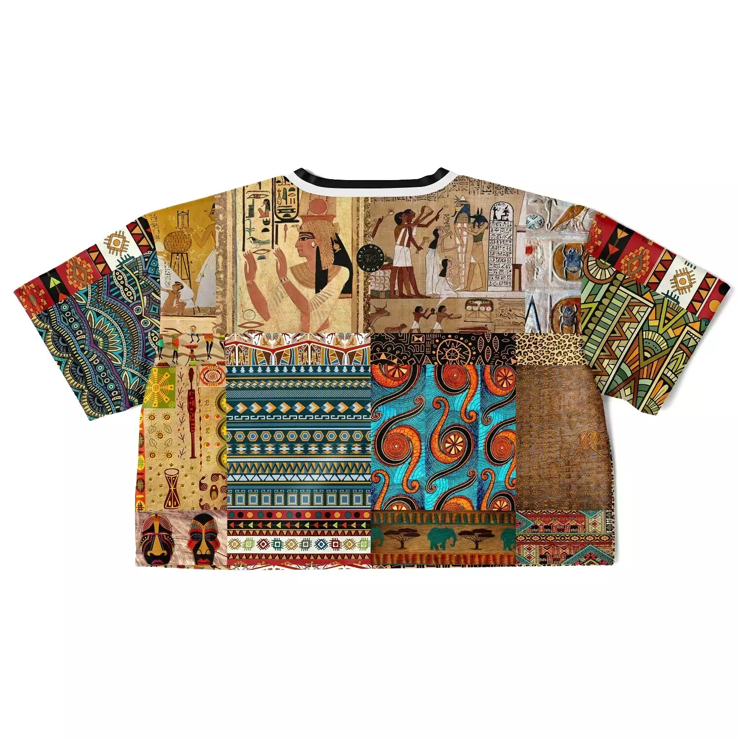 Mother Lode African Print Crop Jersey