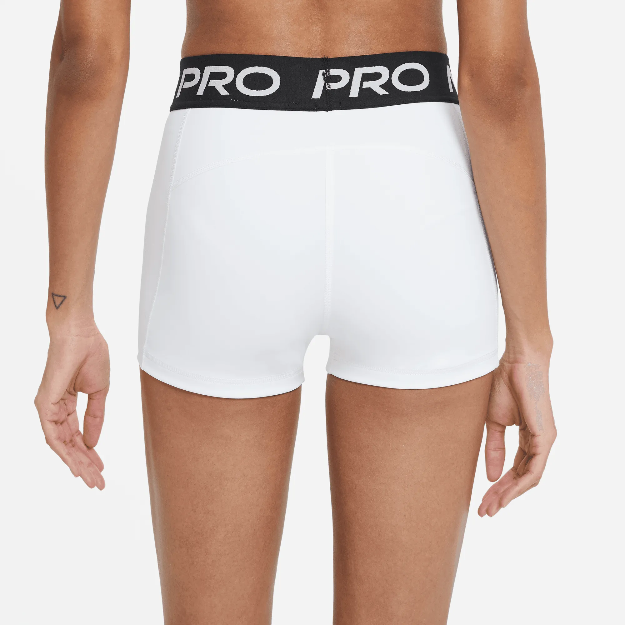 Nike Pro Women's White 3-Inch Shorts