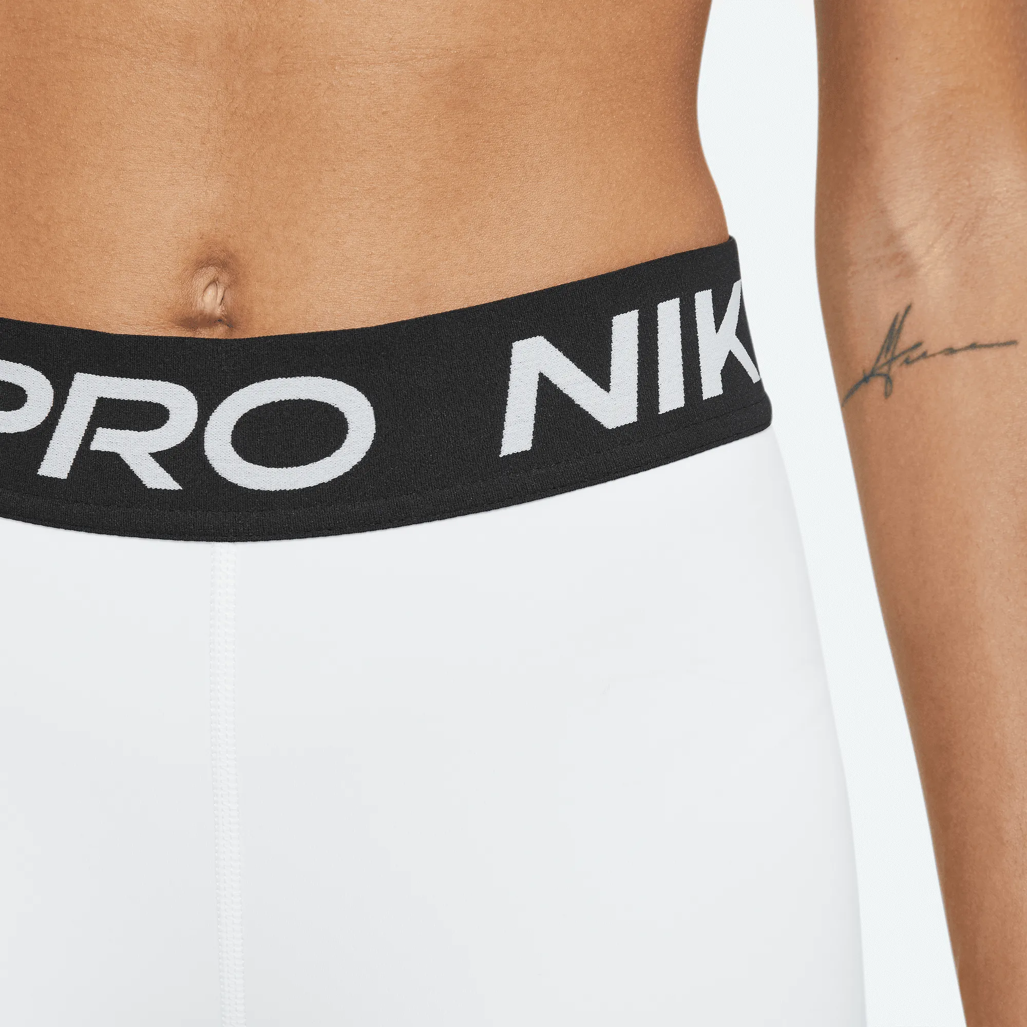 Nike Pro Women's White 3-Inch Shorts