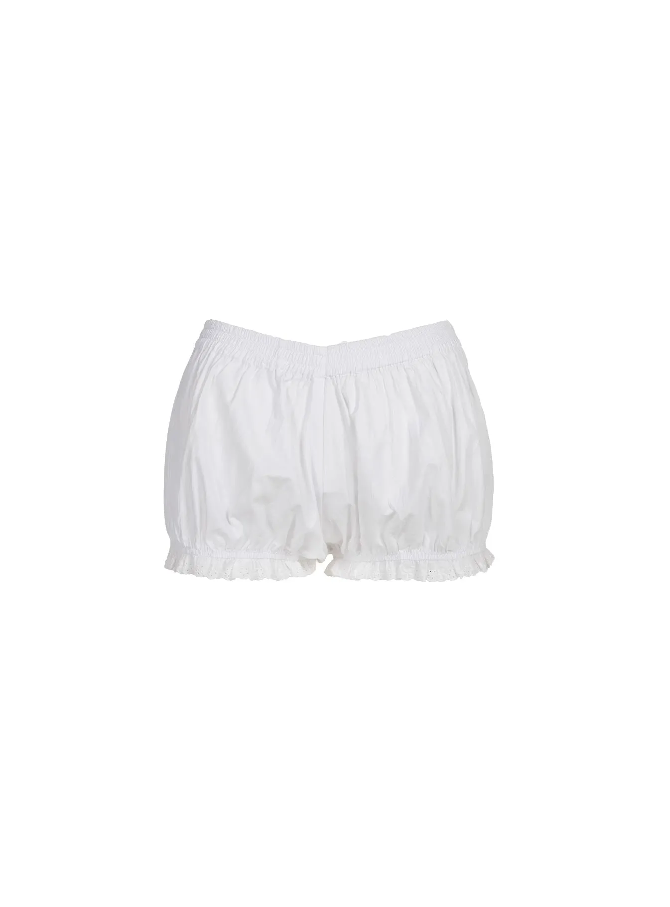 Picu Shorts Poplin White