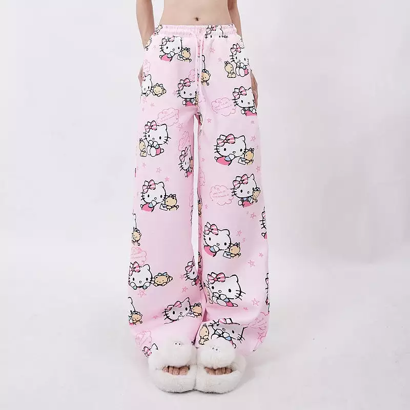 Pink hello kitty casual pants BY12150