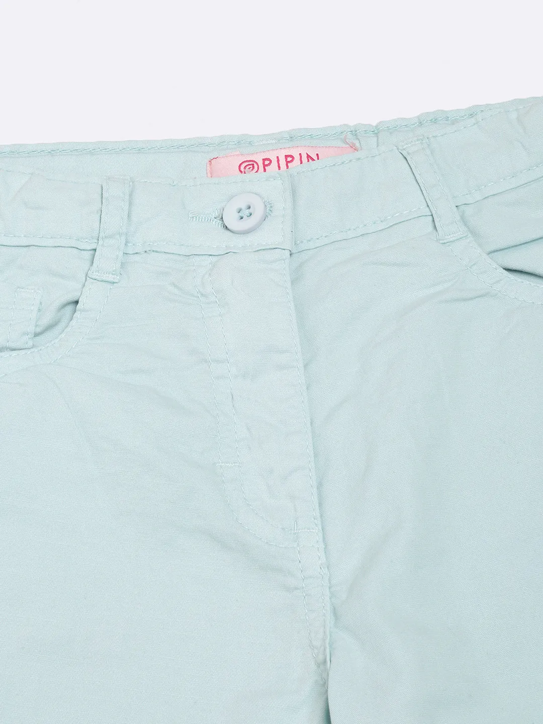 PIPIN Girls Denim Shorts Blue