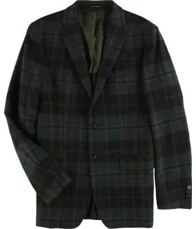 Ralph Lauren Mens Plaid Two Button Blazer Jacket, TW2