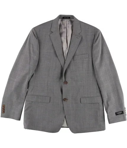 Ralph Lauren Mens Windowpane Two Button Blazer Jacket, TW1