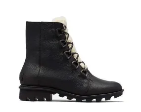 SOREL Phoenix Short Lace Cozy Boot #NL3415-010 Black