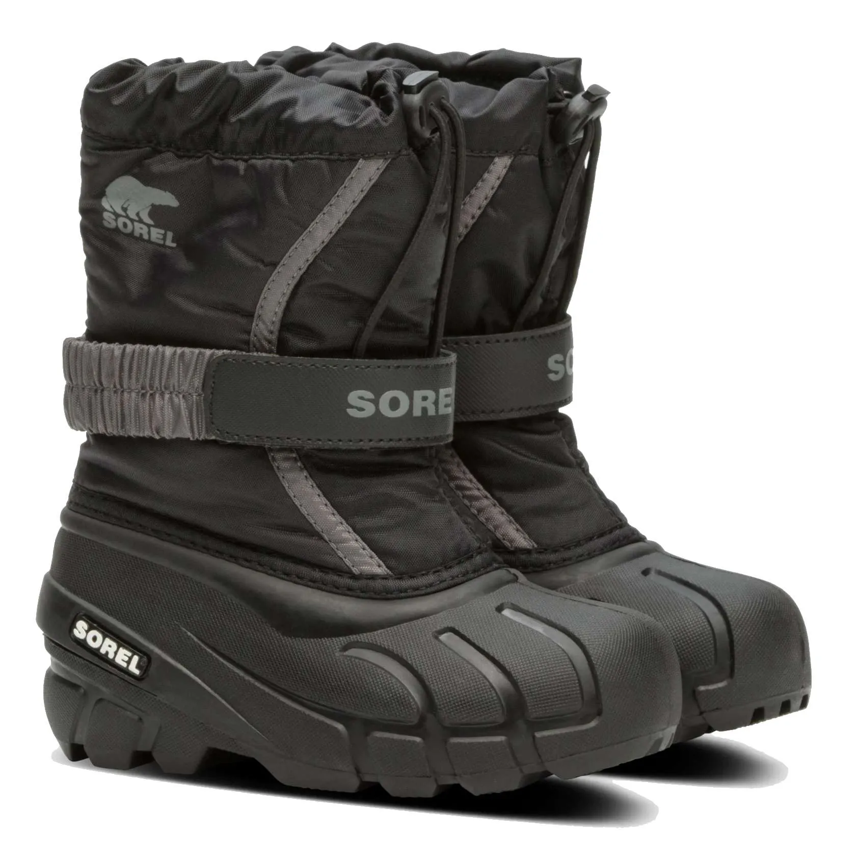 Sorel Toddler Flurry Boot (Black/City Grey)