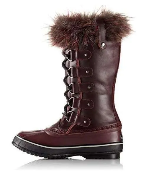 SOREL Women’s Joan of Arctic Lux Boot (Rich Wine/Black)