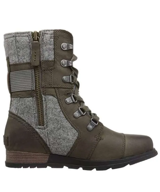 Sorel Women’s Major Carly Combat Boot (Major/Quarry)