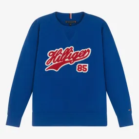 Teen Boys Blue Cotton Jumper