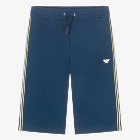 Teen Boys Blue EA Crew Cotton Shorts