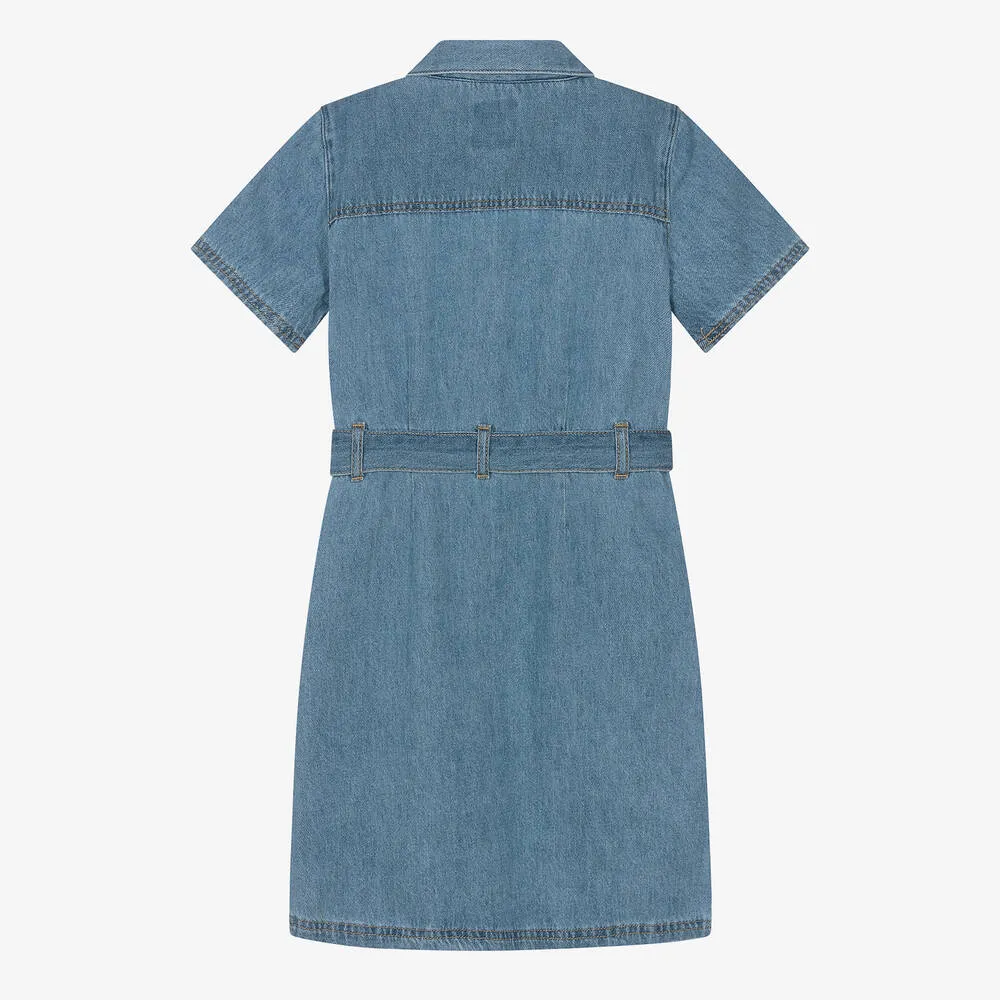 Teen Girls Blue Denim Dress