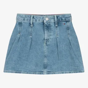 Teen Girls Blue Denim Skirt