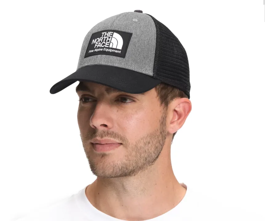 The North Face Mudder Trucker Hat – TNF Black / TNF Medium Grey Heather