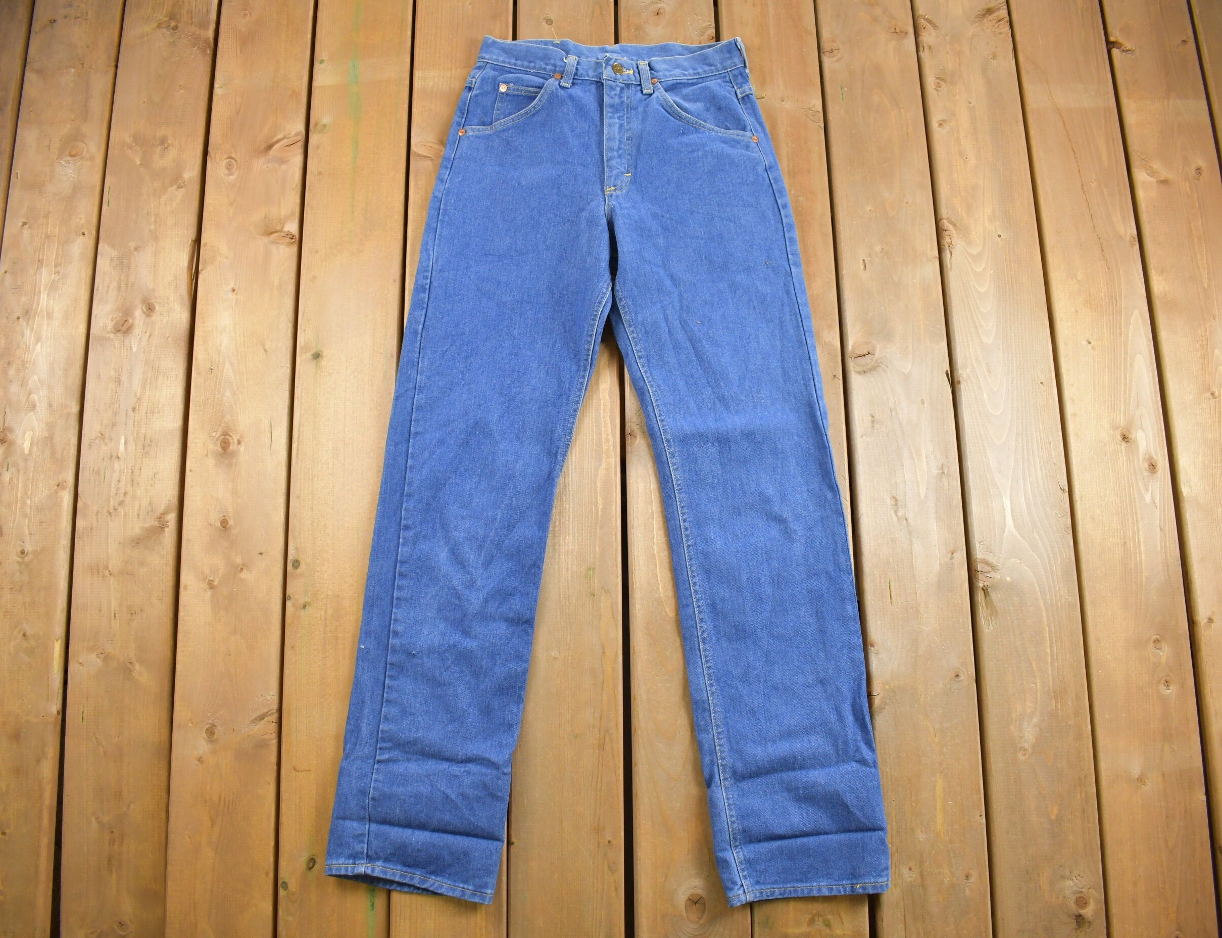 True Vintage 1970's Lee Jeans 29 x 32.5 / Made in USA / Rare 70s Denim / American Vintage / Streetwear Fashion / True Vintage Pa