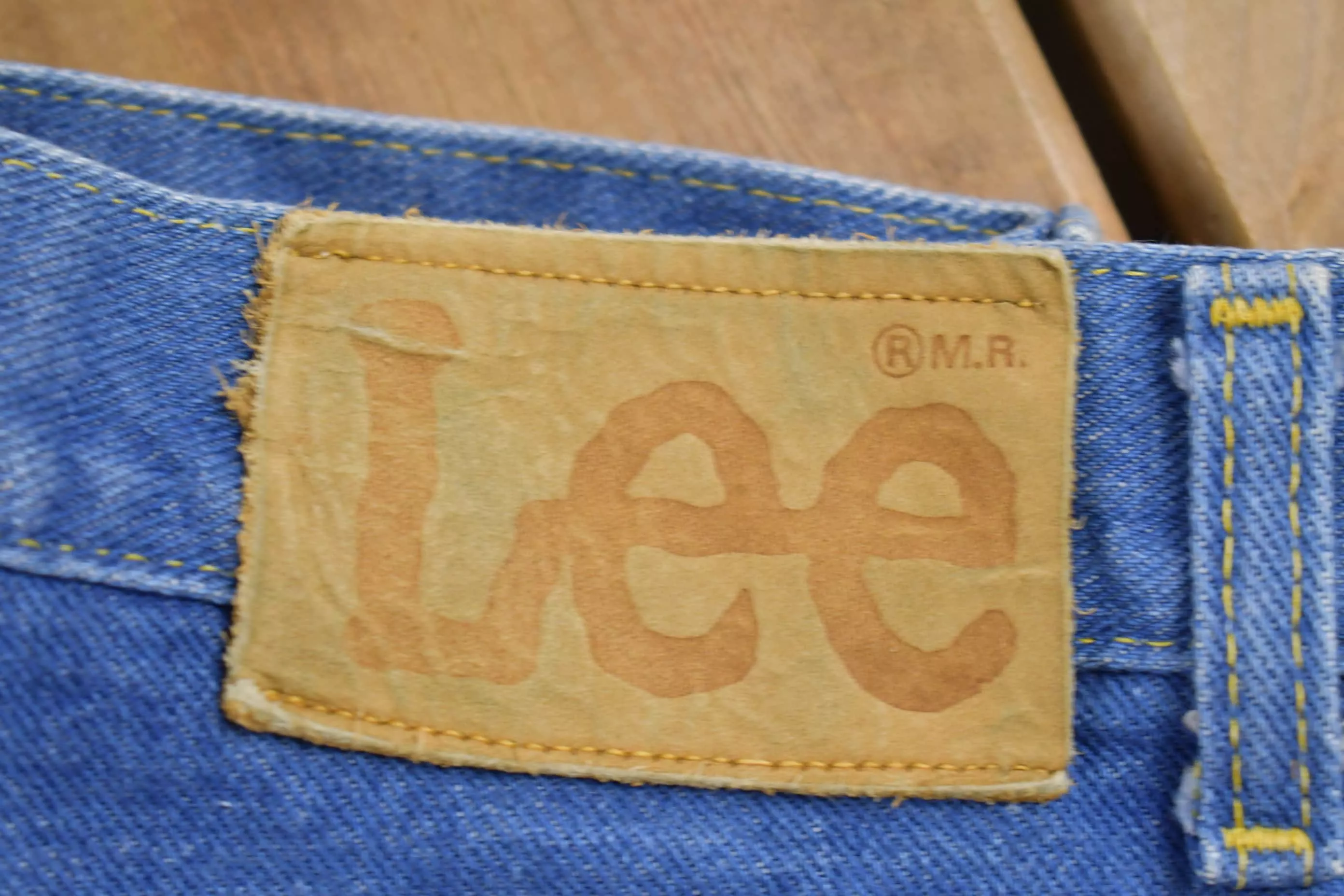 True Vintage 1970's Lee Jeans 29 x 32.5 / Made in USA / Rare 70s Denim / American Vintage / Streetwear Fashion / True Vintage Pa