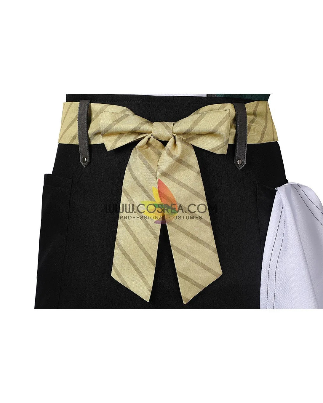 Twisted Wonderland NRC Master Chef Green Uniform Cosplay Costume