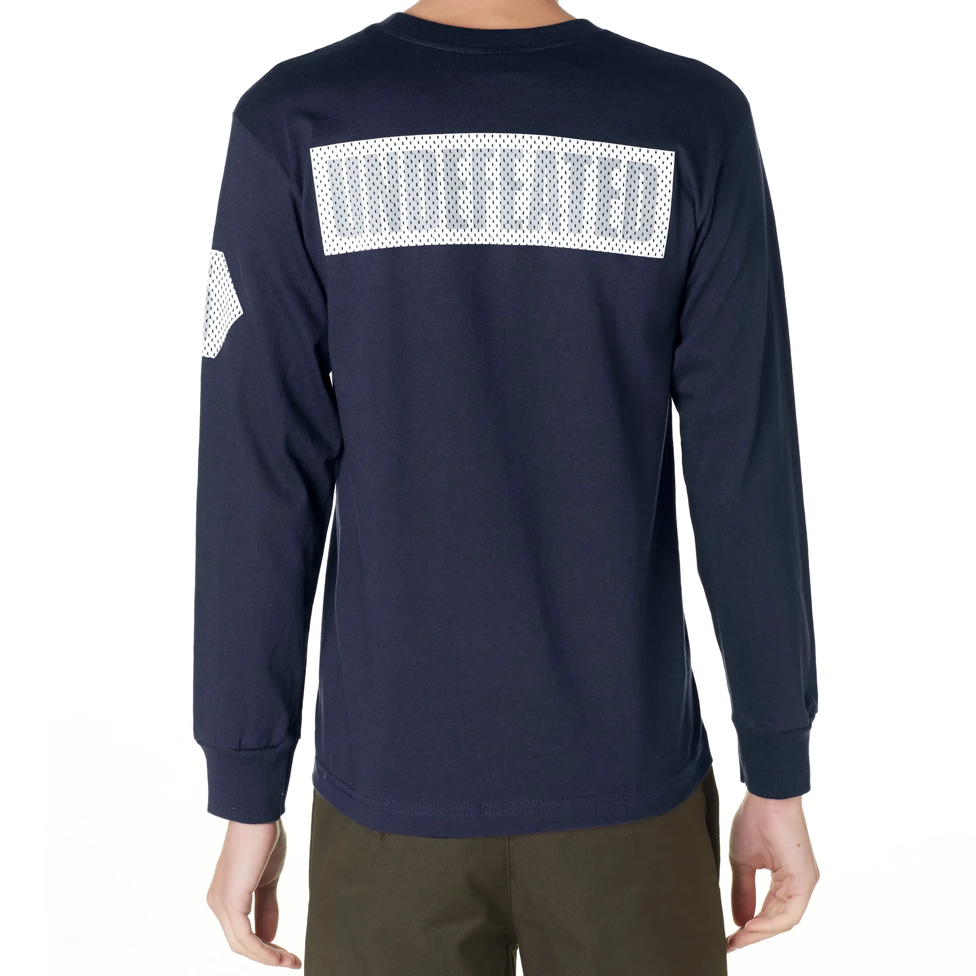 Undefeated Long Sleeve 5 Strike Jersey TeeNavy