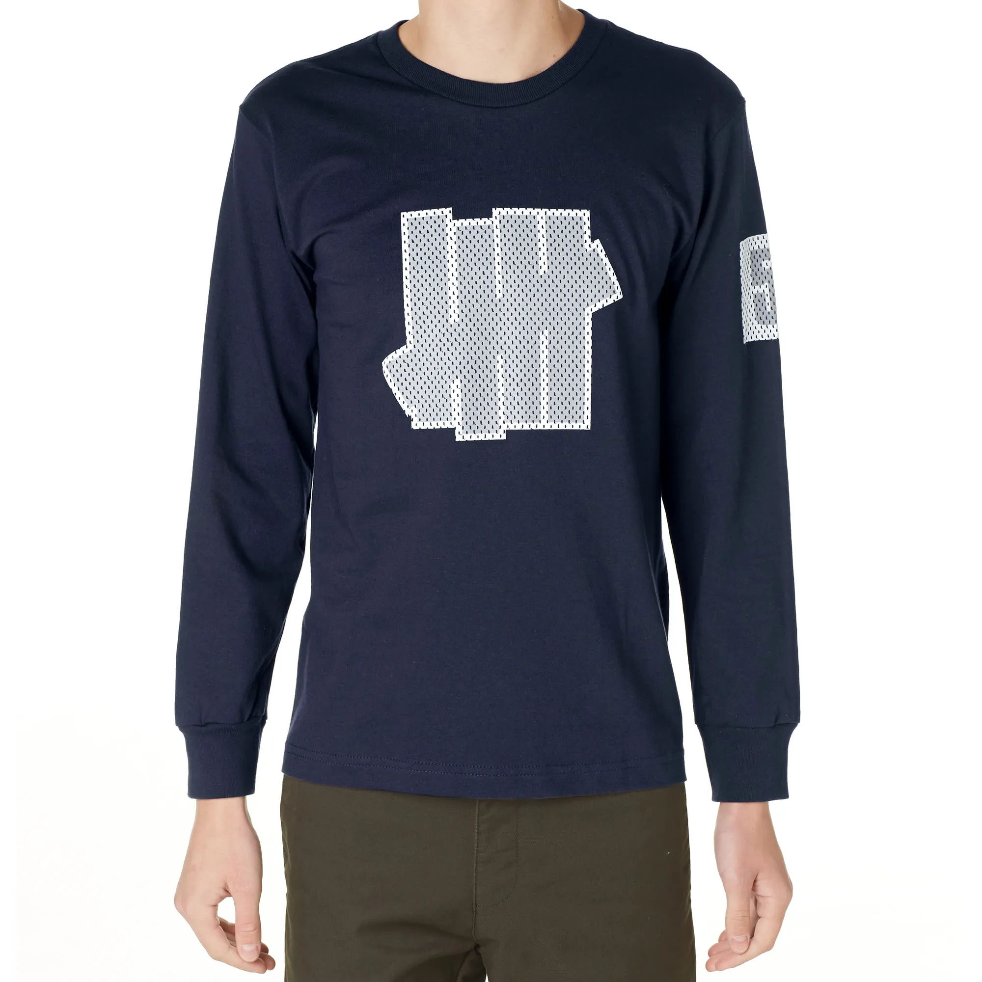 Undefeated Long Sleeve 5 Strike Jersey TeeNavy