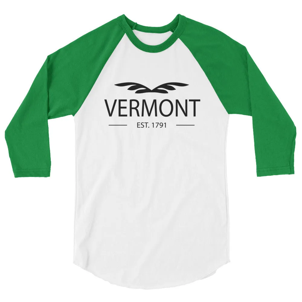 Vermont - 3/4 Sleeve Raglan Shirt - Established