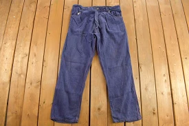 Vintage 1970s Blue Trouser Pants Size 38 X 31 / American Vintage / Workwear / Streetwear / Vintage Pants / Vintage Pants