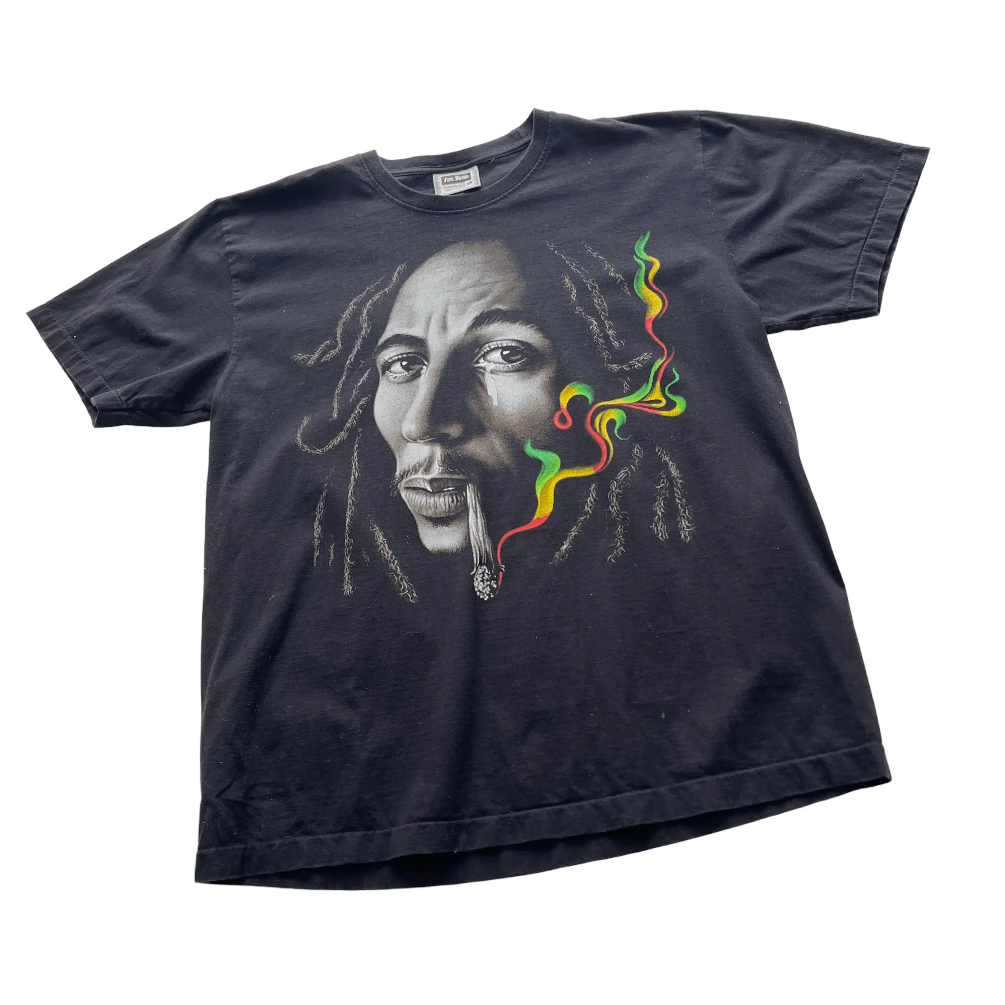 Vintage 90s Black Bob Marley Single Stitch Graphic Tee - Extra Large