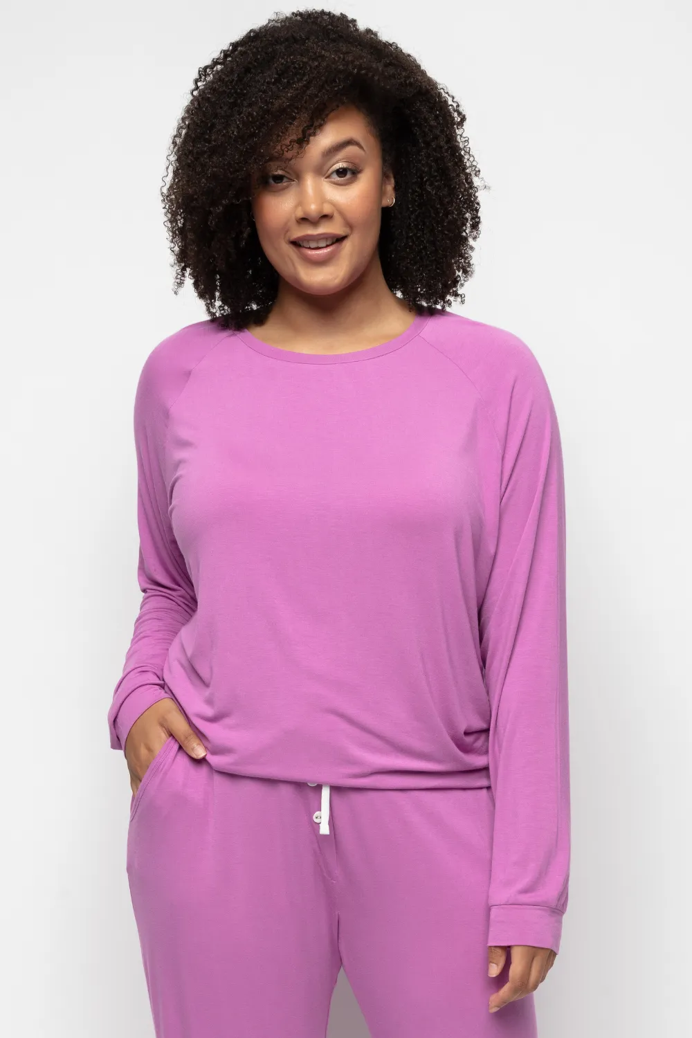 Viola Slouch Jersey Pyjama Top