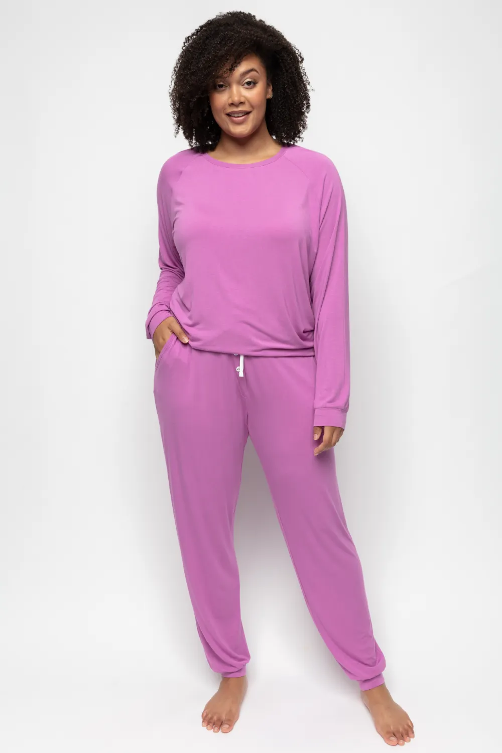 Viola Slouch Jersey Pyjama Top