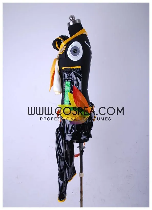 Vocaloid Rin PU Leather Cosplay Costume