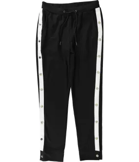 Waisted Womens Solid Athletic Jogger Pants