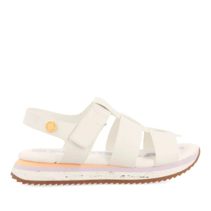 WHITE SPORTS SANDALS INSPIRED BY CANGREJERA FOR GIRL AND BOY KIBEREN