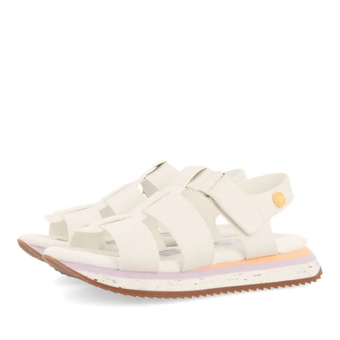 WHITE SPORTS SANDALS INSPIRED BY CANGREJERA FOR GIRL AND BOY KIBEREN