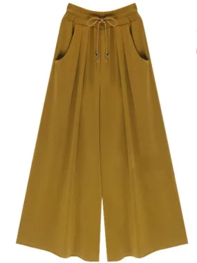 Wide Leg Loose Casual Ninth Pants