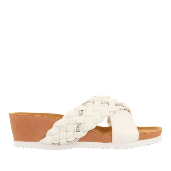 WOMEN'S SANDALS WITH STRAPS AND WEDGE BELPASSO