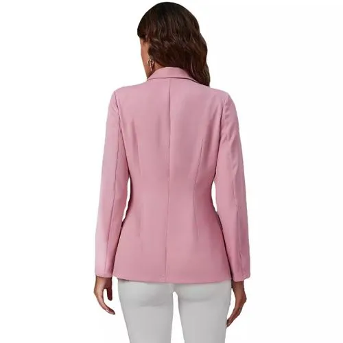 Women's Blazer Long Sleeve Blazers Elegant Formal Solid Color