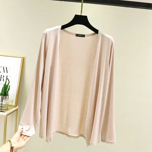 Women's Cardigan Long Sleeve Sweaters & Cardigans Casual Solid Color