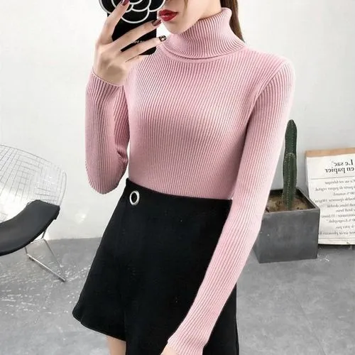 Women's Knitwear Long Sleeve Sweaters & Cardigans Casual Solid Color